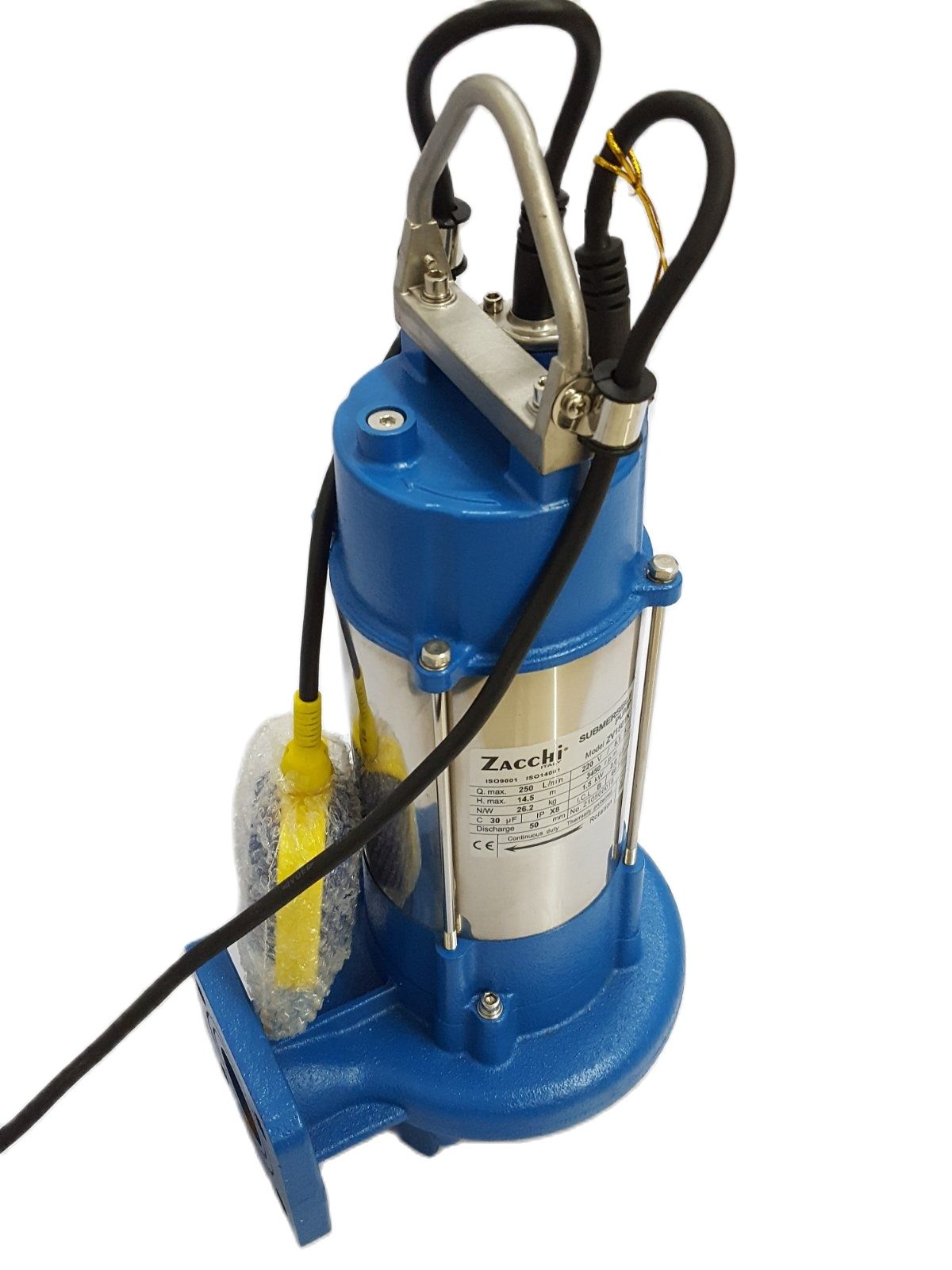 ZACCHI ITALY ZV1501K Submersible Sewage Pump 2 HP