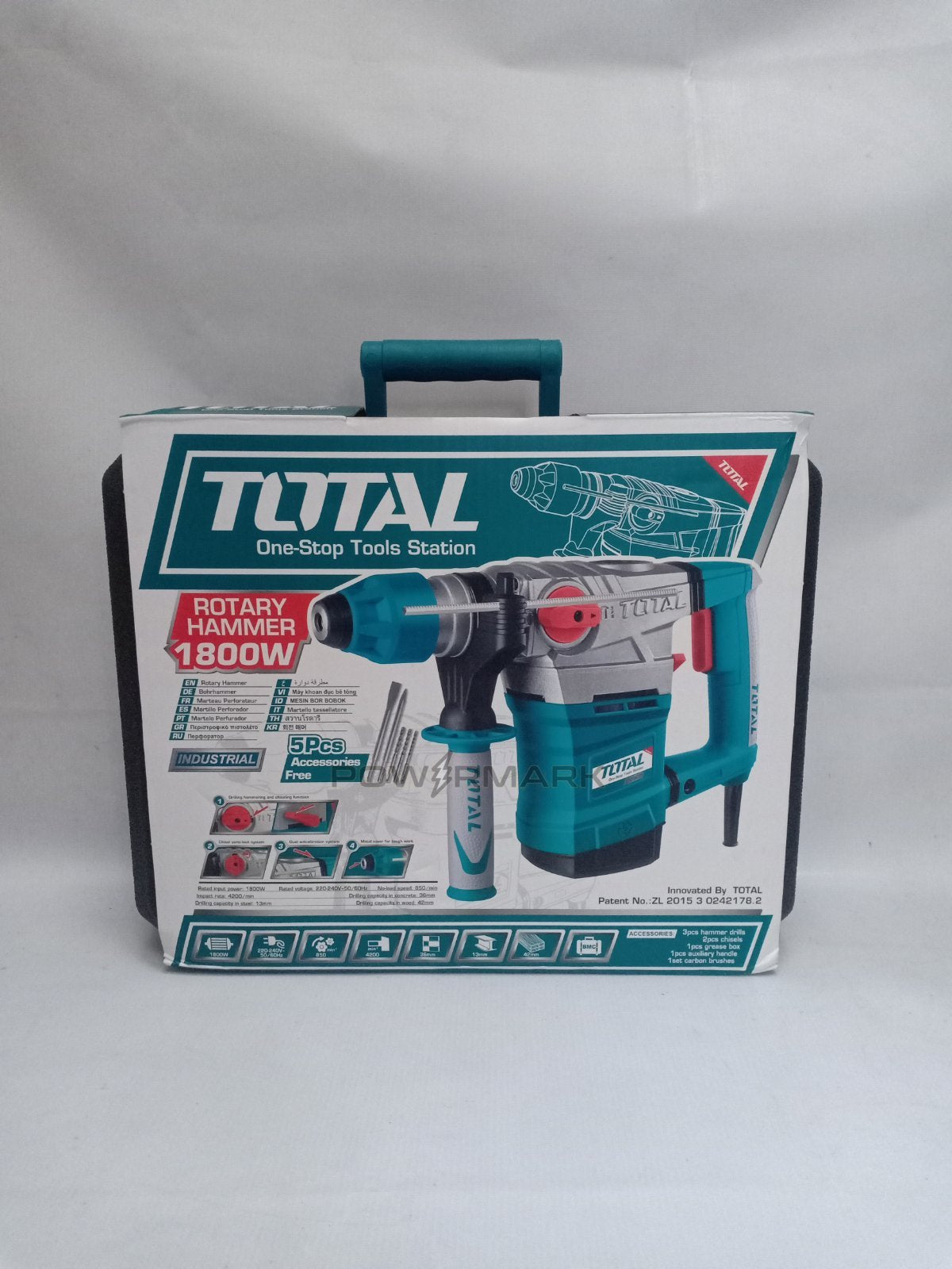 TOTAL TH118366 Rotary Hammer 1800W