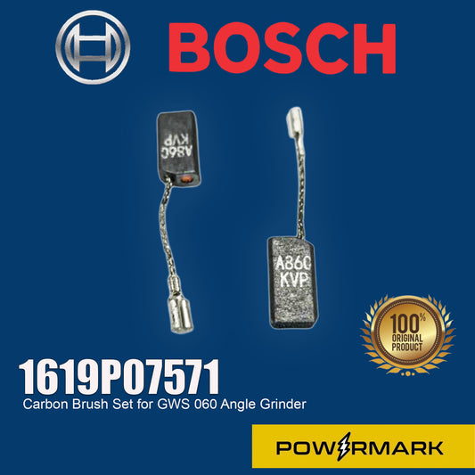 BOSCH Carbon Brush 1619P07571 Set for GWS 060 Angle Grinder