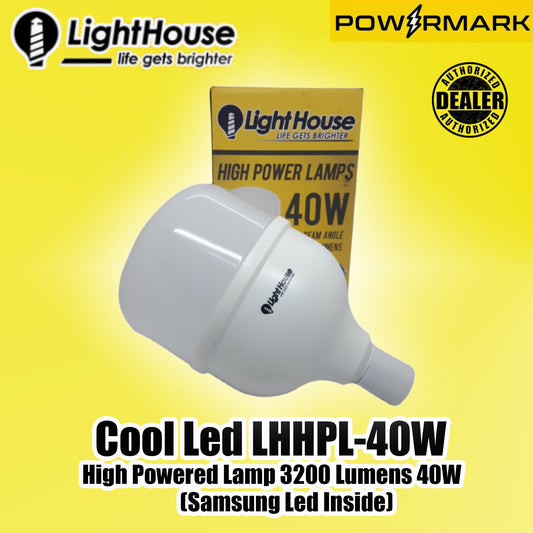 LIGHTHOUSE Cool Led LHHPL-40W High Powered Lamp 3200 Lumens 40W (Samsung Led Inside)