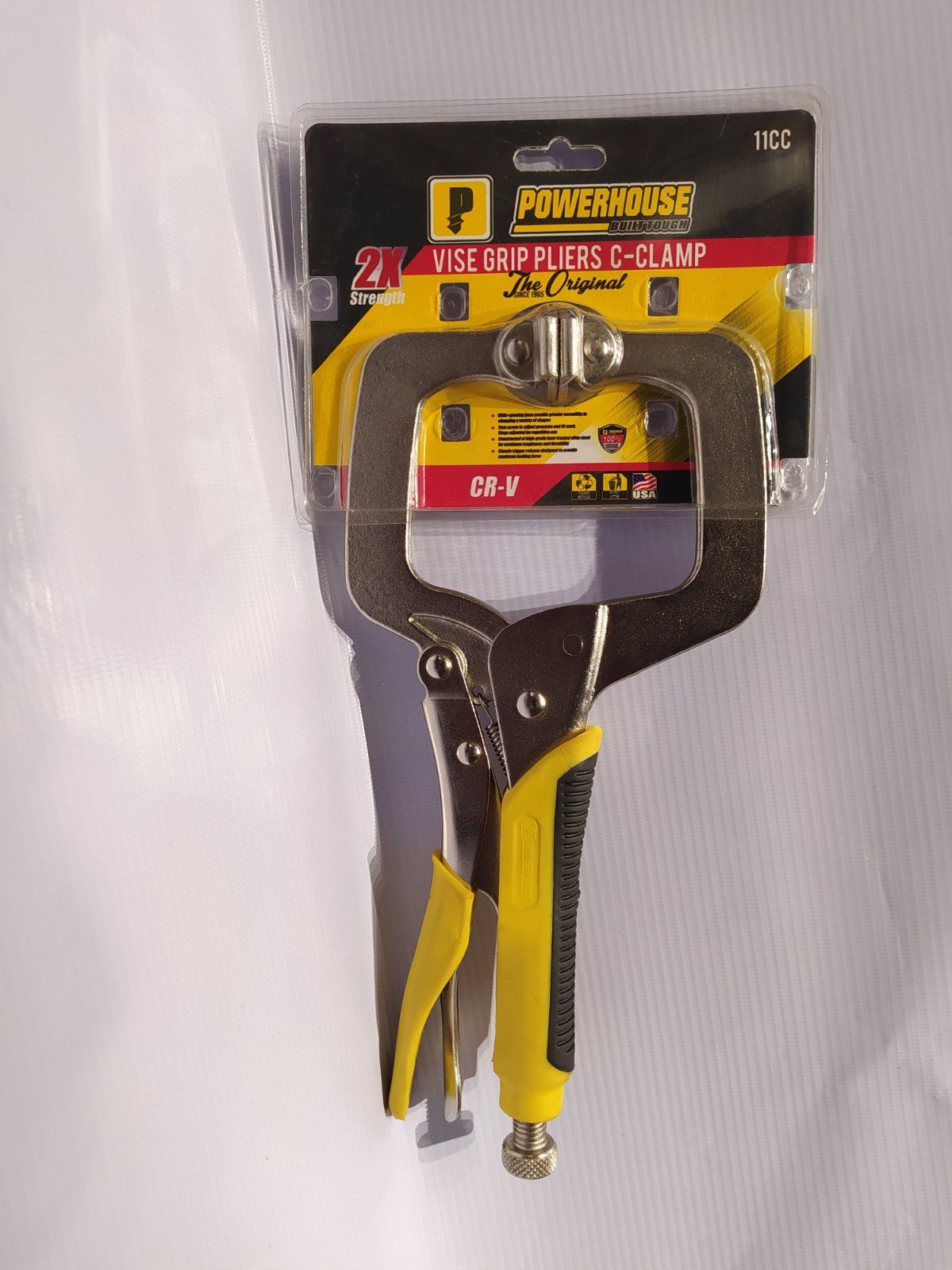 POWERHOUSE CR-V Vise Grip Pliers C-Clamp