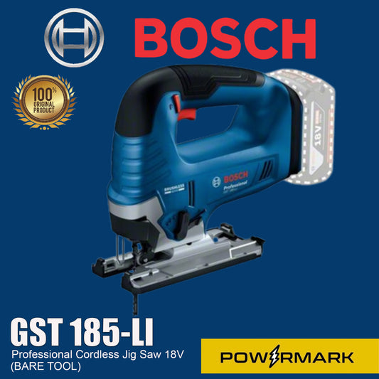 BOSCH GST 185-LI BRUSHLESS Professional Cordless Jig Saw 18V (BARE TOOL)