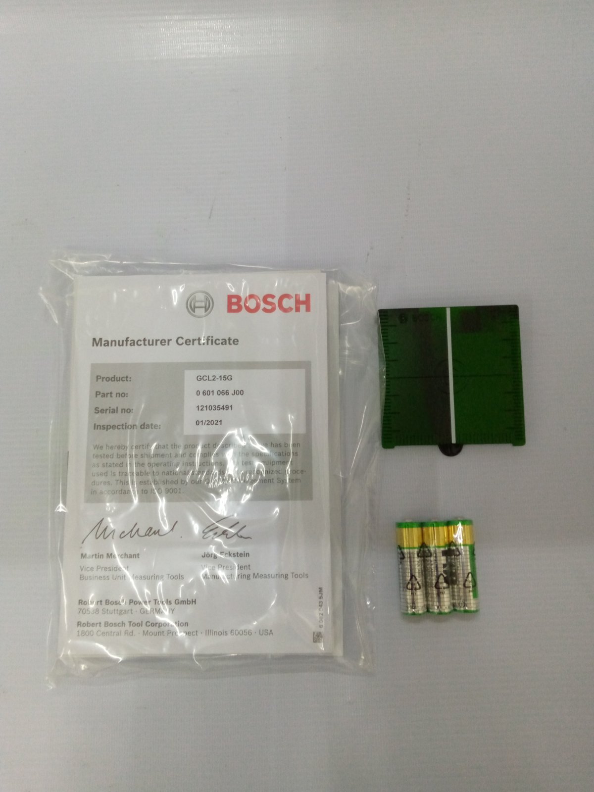 BOSCH GCL 2-15 G Green Line Laser