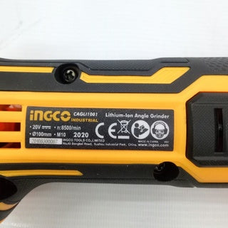 INGCO CAGLI1001 Lithium-Ion Angle Grinder 20V (BARETOOL)