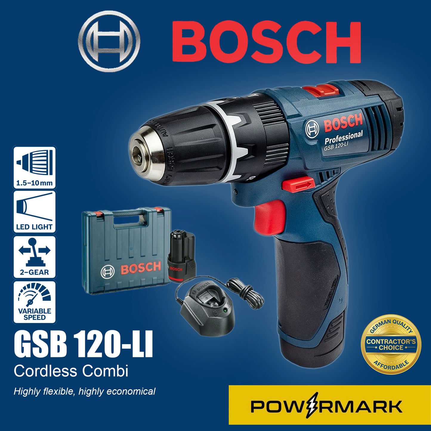 BOSCH GSB 120-Li Cordless Impact Drill