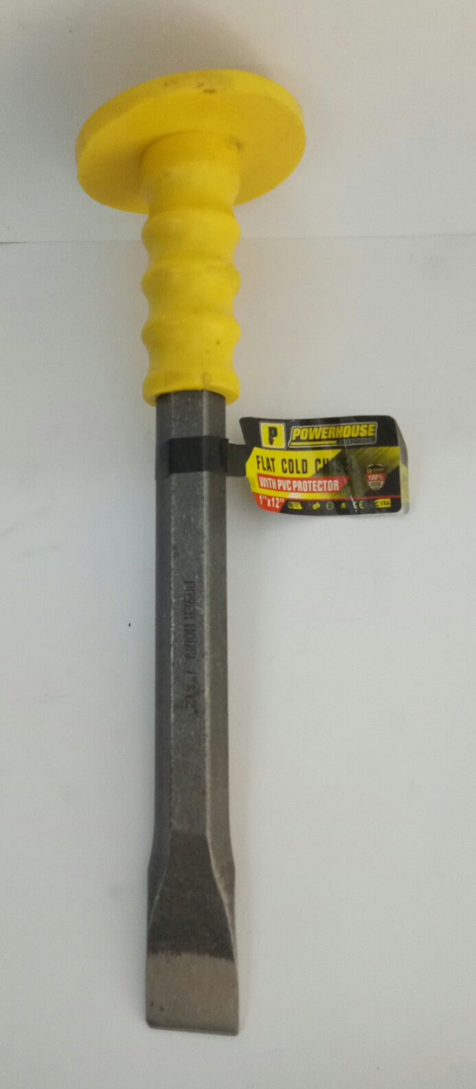 POWERHOUSE Flat Cold Chisel with PVC Protector 1" x 12"