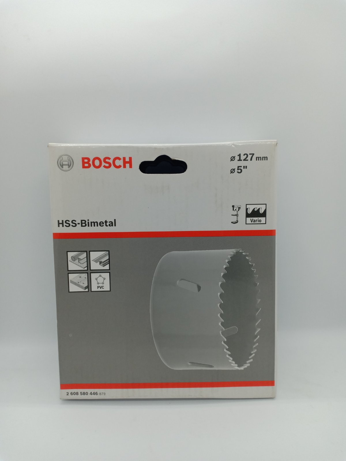 BOSCH 2608580446 HSS-Bimetal Holesaw Standard for Adapters 127 mm x 5