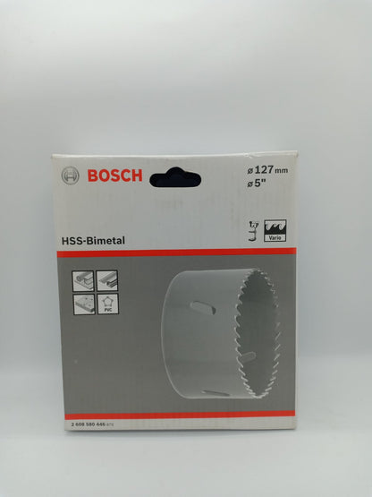 BOSCH 2608580446 HSS-Bimetal Holesaw Standard for Adapters 127 mm x 5