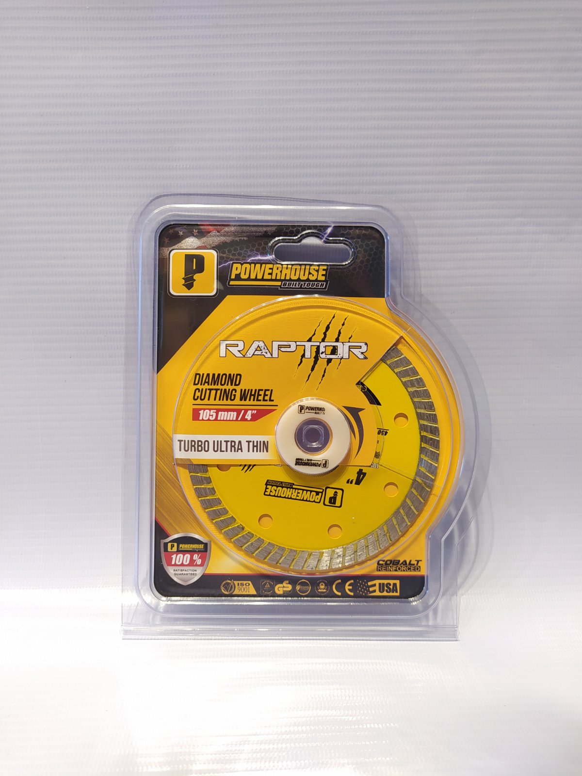 POWERHOUSE Raptor Diamond Cutting Wheel 105mm (Turbo Ultra Thin)