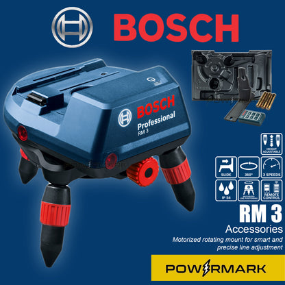 BOSCH RM 3 Professional Motorized Rotating Mount (Remote Control)