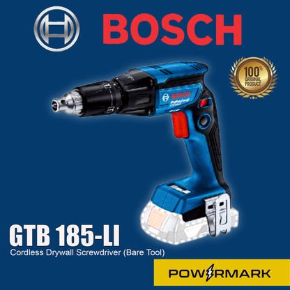 BOSCH GTB 185-LI Brushless Cordless Drywall Screwdriver (BARETOOL)