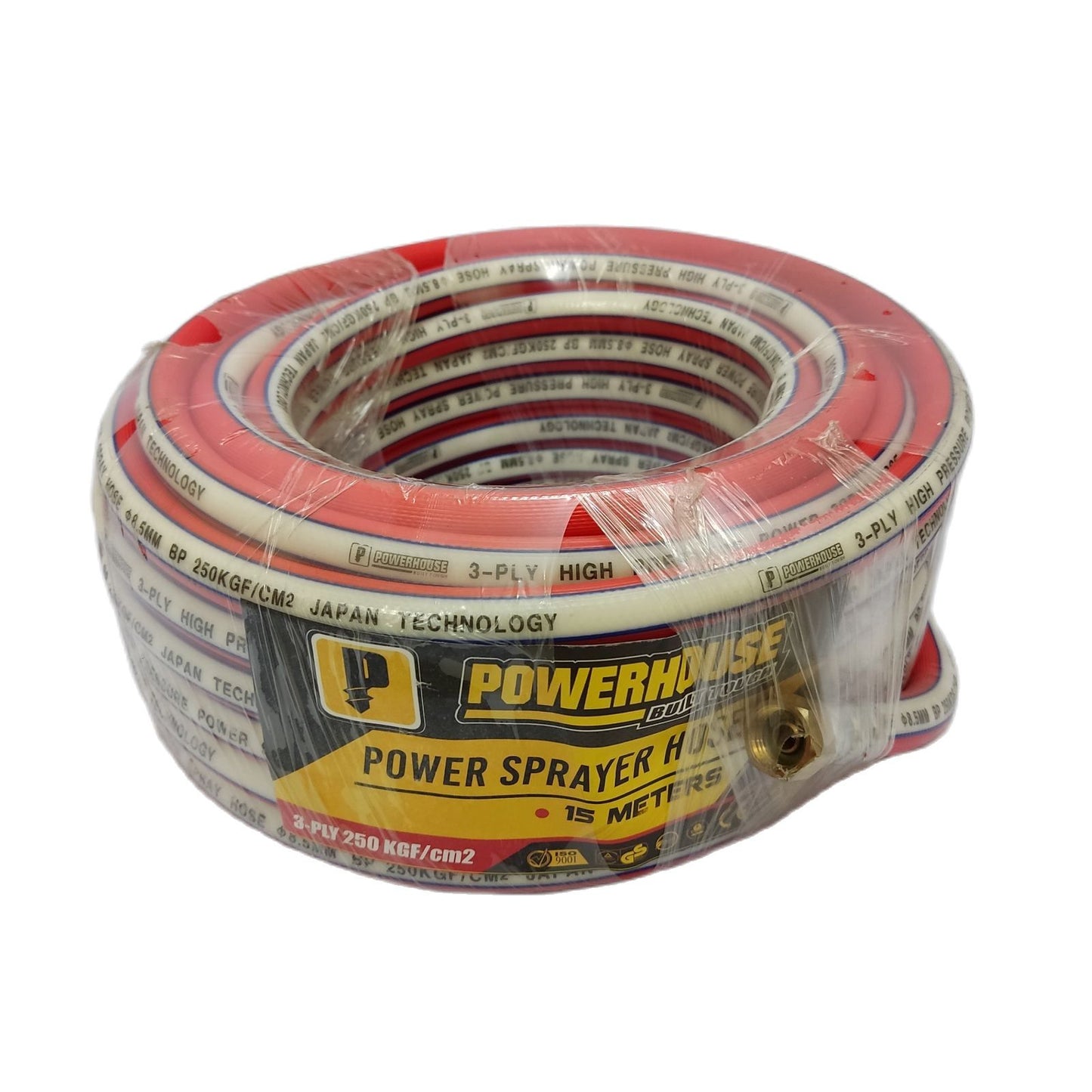 POWERHOUSE 3-PLY 250 KGF/CM2 Power Sprayer Hose 15 Meters