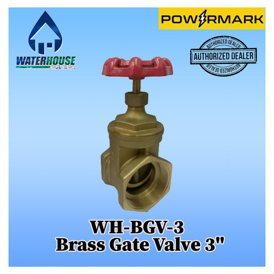 WATERHOUSE WH-BGV-3 Brass Gate Valve 3