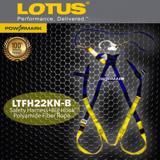 LOTUS LTFH22KN-B Safety Harness+Big Hook Polyamide Fiber Rope