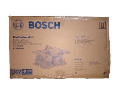 BOSCH GTS 18V-216 Cordless Table Saw BITURBO