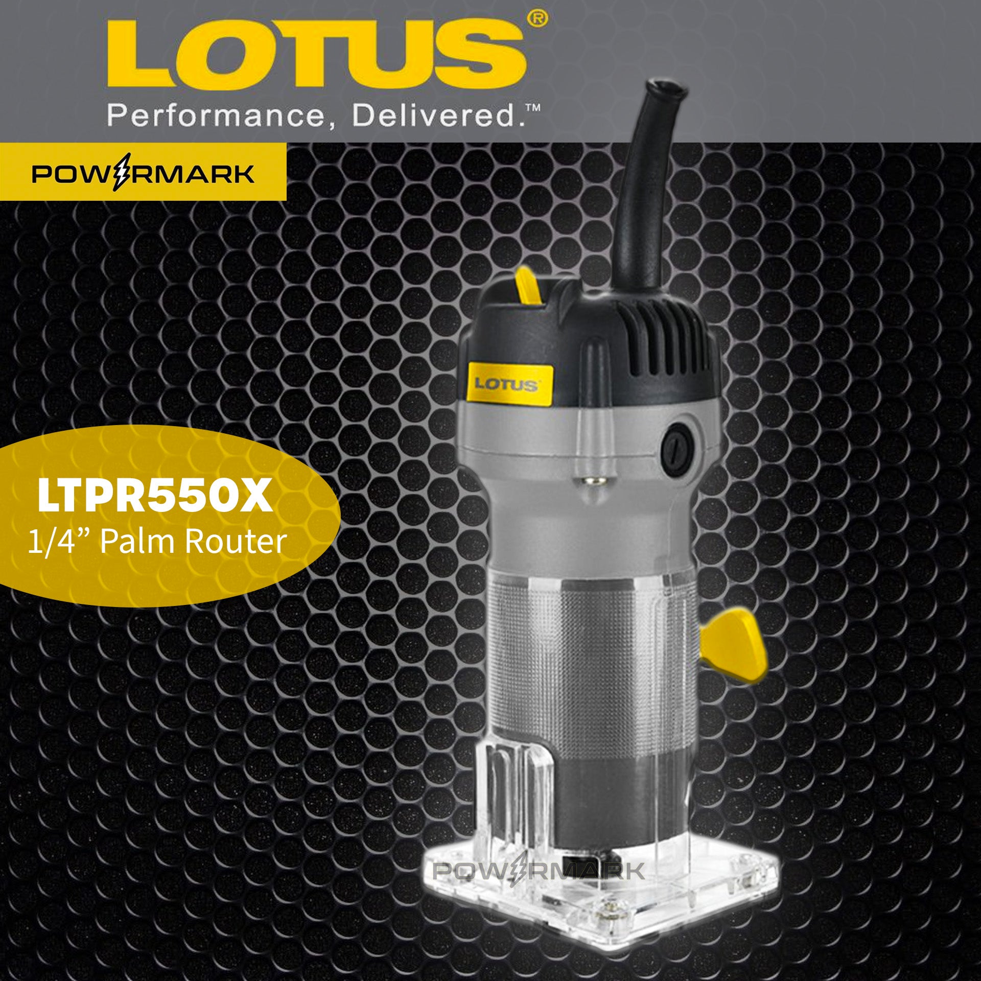 LOTUS LTPR550X Palm Router 550W 1/4
