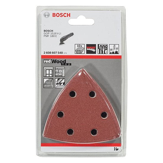 BOSCH 2608607540 Expert for Wood and Paint Sanding Sheets for Starlock Multi-Cutters (10 pcs)