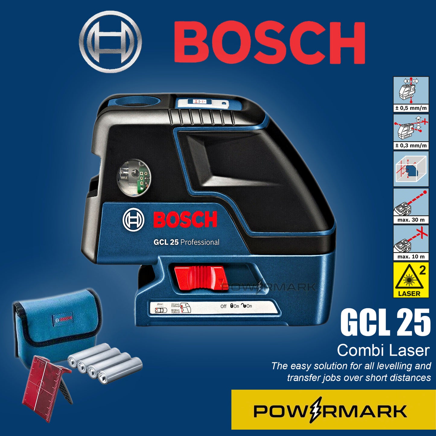 BOSCH GCL 25 Point and Line Laser