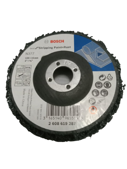 BOSCH 2608619287 Clean & Strip Disc 4" (Best for Stripping Paint and Rus)