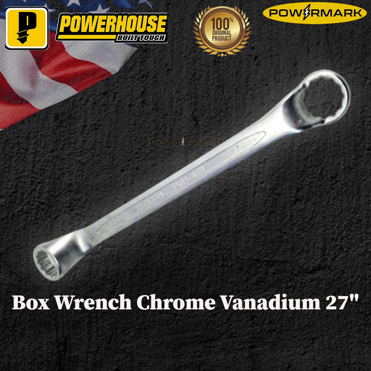 POWERHOUSE Box Wrench Chrome Vanadium 27"