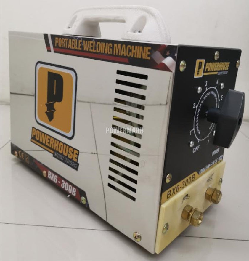 POWERHOUSE BX6-300B Portable Welding Machine 300 Amperes with FREE Powerhouse Combination Plier & 1 kg Welding Rod