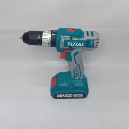 TOTAL TIDLI20025 Cordless Lithium Ion Impact Drill Set 20V