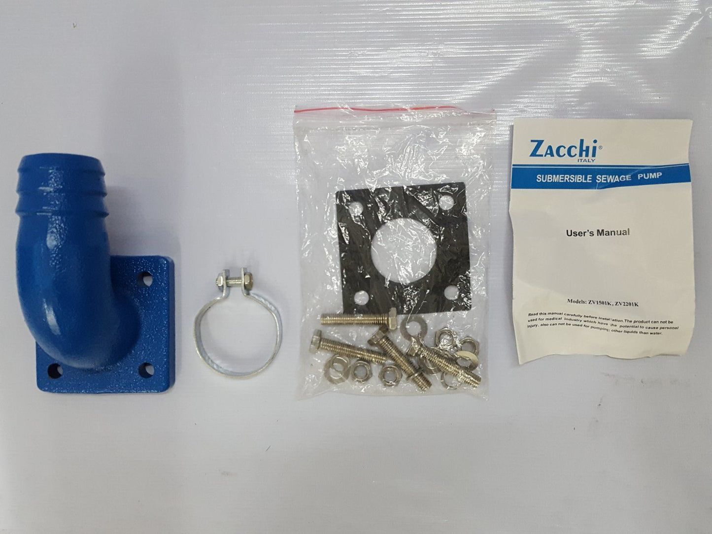 ZACCHI ITALY ZV1501K Submersible Sewage Pump 2 HP