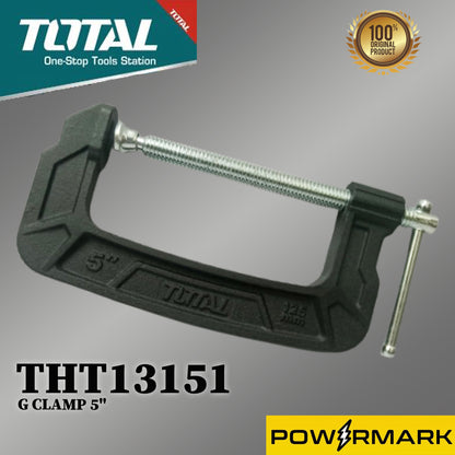 TOTAL THT13151 G Clamp 5"