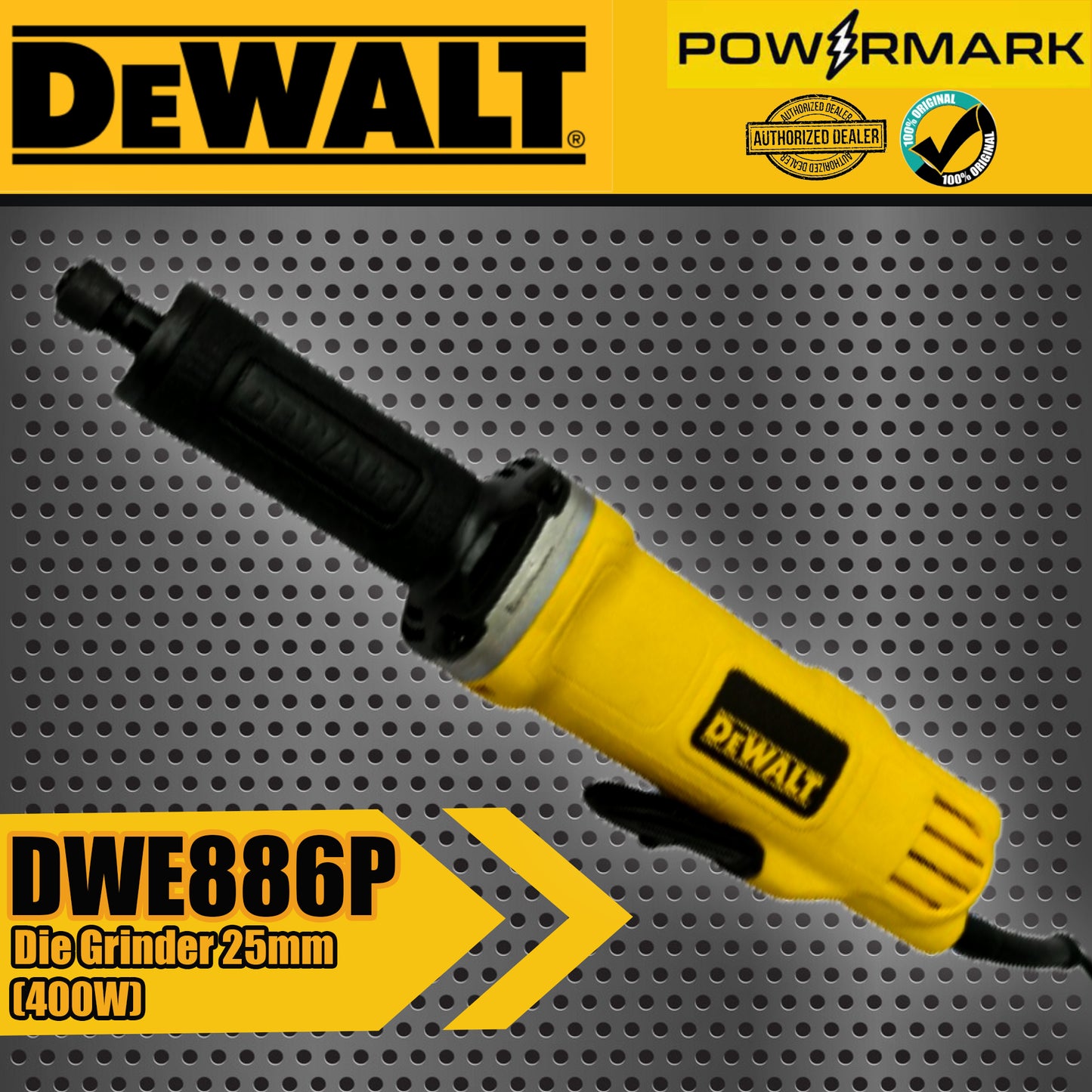 DEWALT DWE886P Die Grinder 25mm (400W)