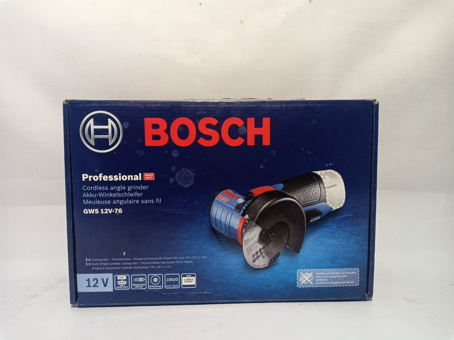 BOSCH GWS 12V-76 Professional Cordless Angle Grinder (Bare Tool)