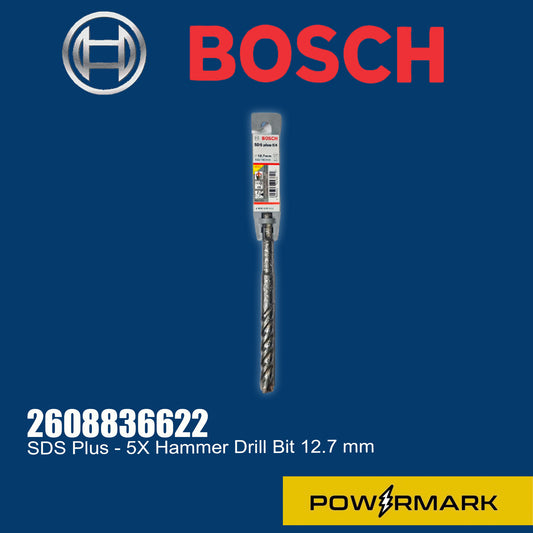 BOSCH 2608836622 SDS Plus - 5X Hammer Drill Bit 12.7 mm