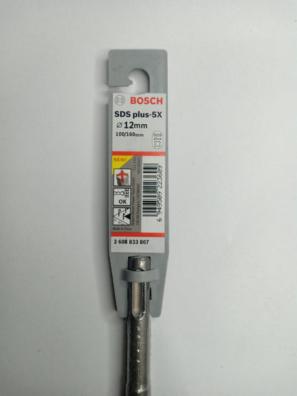 BOSCH 2608833807 SDS Plus - 5X Hammer Drill Bit 12 mm [