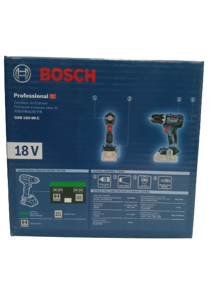 BOSCH GSR 18V-90 C BRUSHLESS Professional Cordless Drill / Driver 18V (BARETOOL)