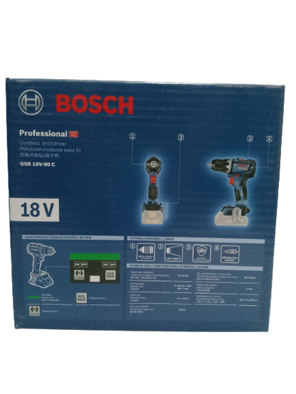 BOSCH GSR 18V-90 C BRUSHLESS Professional Cordless Drill / Driver 18V (BARETOOL)