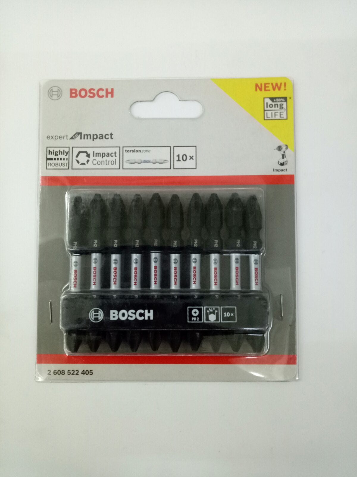 BOSCH 2608522405 Screwdriver Bit Set – PH2 65mm