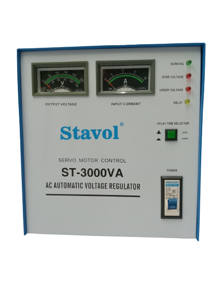 STAVOL ST-3000VA Automatic Voltage Regulator 3,000 VA AVR