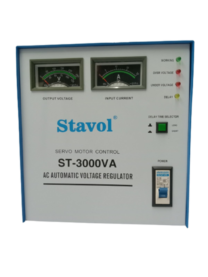 STAVOL ST-3000VA Automatic Voltage Regulator 3,000 VA AVR