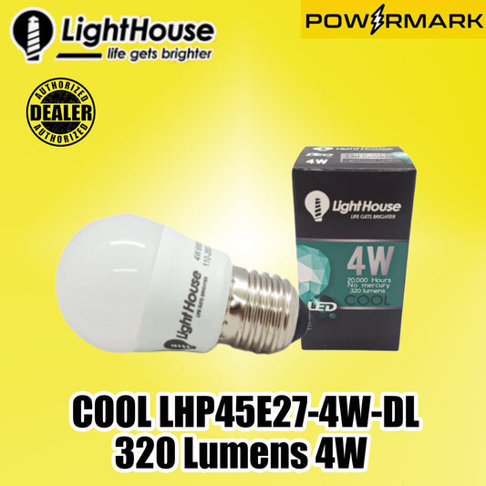 LIGHTHOUSE COOL LHP45E27-4W-DL 320 Lumens 4W