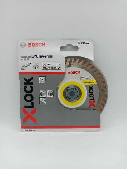 BOSCH 2608615166 X-LOCK Diamond Cutting Blade Standard for Universal 125 mm [