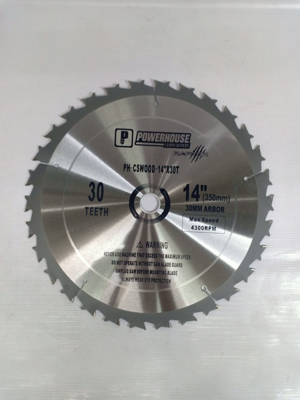 POWERHOUSE PH-CSWOOD-14"X30T Circular Saw Blade 14 inches for Wood 14" x 30T