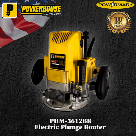 POWERHOUSE PHM-3612BR Electric Plunge Router