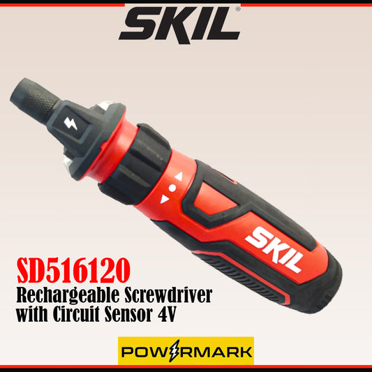 SKIL SD516120 Rechargeable Screwdriver with Circuit Sensor 4V