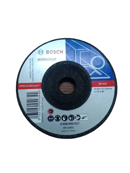 BOSCH 2608600017 Grinding Disc 4"