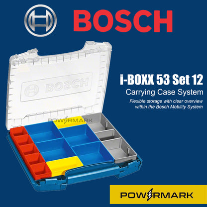 BOSCH i-Boxx 53 Set of 12 Carrying Case System