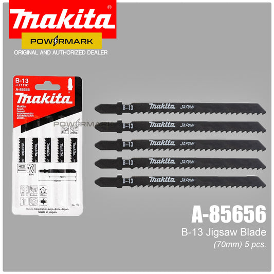 MAKITA A-85656 Jig Saw Blade for Scoll Cutting WOOD 70mm (5pcs.)