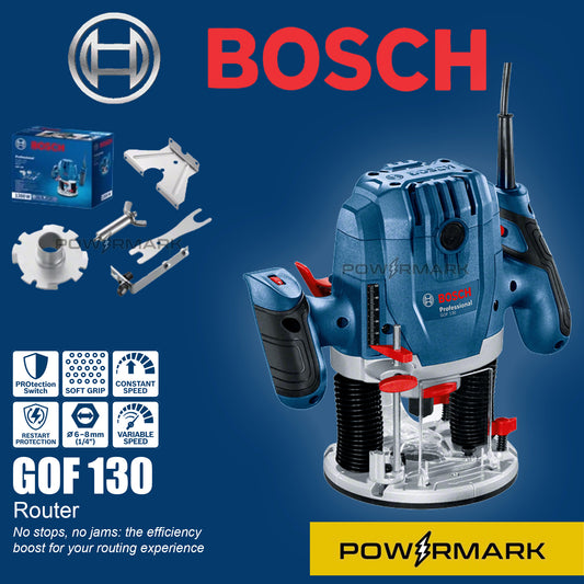 BOSCH GOF 130 Plunge Router 1300W