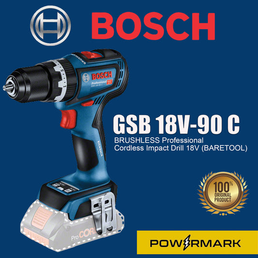 BOSCH GSB 18V-90 C BRUSHLESS Professional Cordless Impact Drill 18V (BARETOOL)