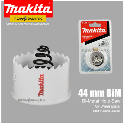 MAKITA B-29832 BiM (BI-Metal) Hole Saw for Sheet Metal 44mm