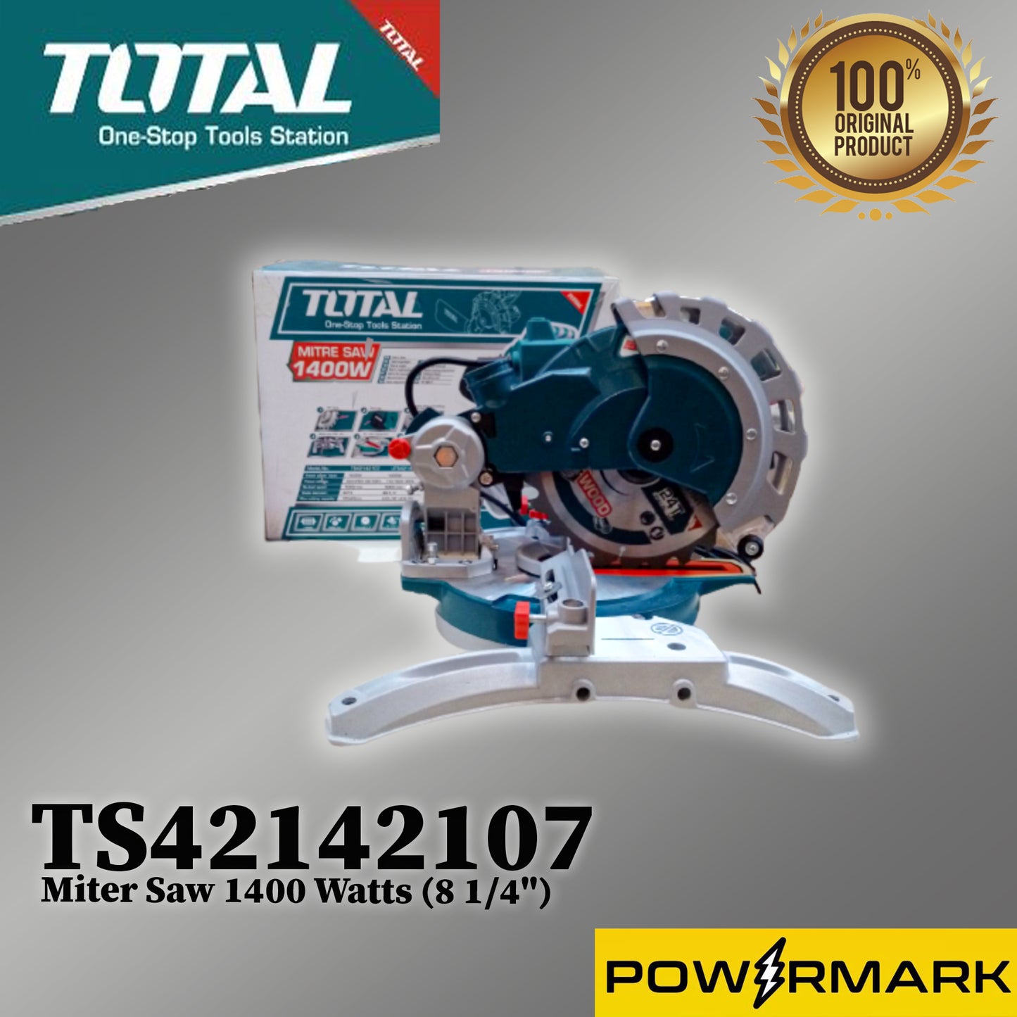 TOTAL TS42142107 Miter Saw 1400 Watts (8 1/4")