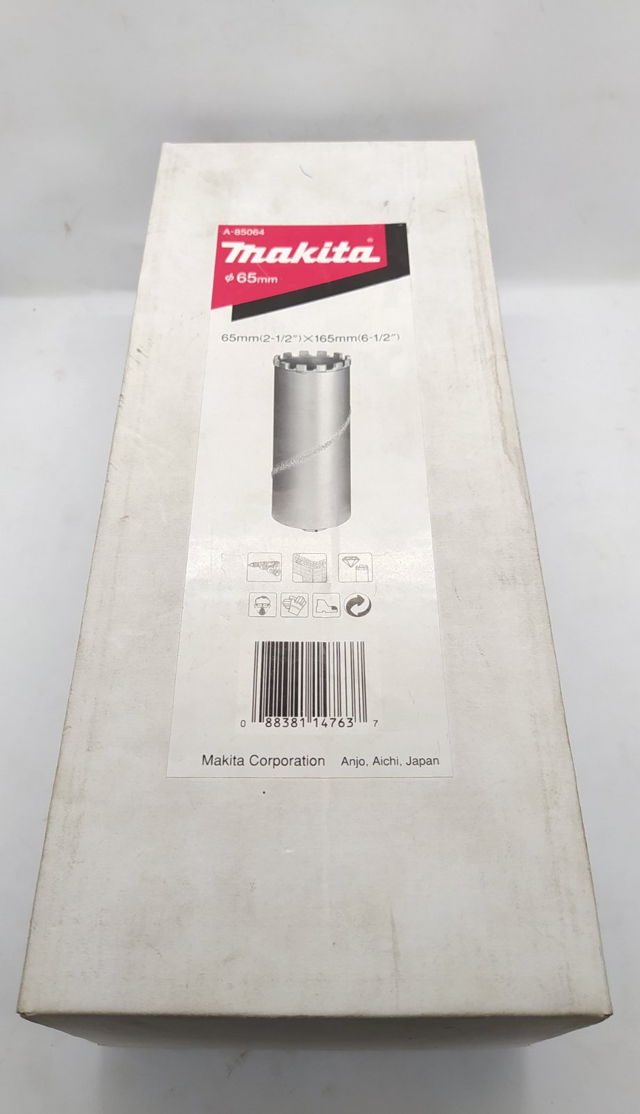 MAKITA A-85064 Golden Diamond Crown (6-1/2") for DBM130 and 8406 Diamond Core Hammer Dills